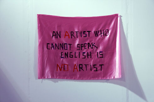 Mladen Stilinovic – An artist who cannot speak English is no artist